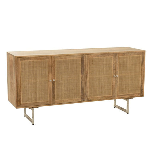 Dressoir Naturel Mangohout hout 45x170 cm-Dressoirs-J-Line