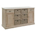Dressoir Naturel ijzer 40x158 cm-Opbergdozen en manden-J-Line