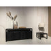 Dressoir Norris Mangohout Zwart 43x210x80 cm-Dressoirs-Livingfurn