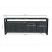 Dressoir Norris Mangohout Zwart 43x210x80 cm-Dressoirs-Livingfurn