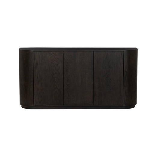 Dressoir Novero Eikenhout fineer Bruin 170x45x80 cm-Dressoirs-Livingfurn