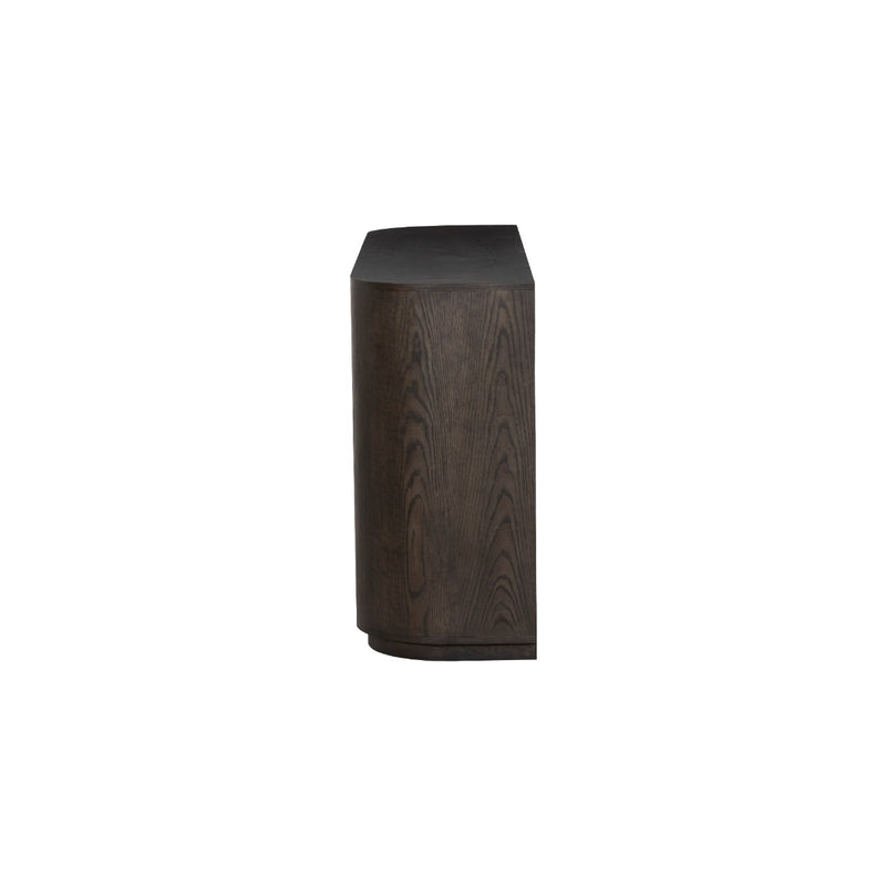 Dressoir Novero Eikenhout fineer Bruin 170x45x80 cm-Dressoirs-Livingfurn