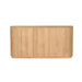 Dressoir Novero Eikenhout fineer Naturel hout 170x45x80 cm-Dressoirs-Livingfurn