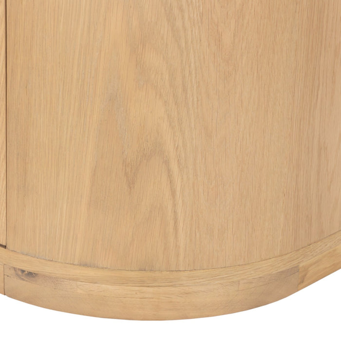 Dressoir Novero Eikenhout fineer Naturel hout 170x45x80 cm-Dressoirs-Livingfurn