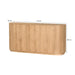 Dressoir Novero Eikenhout fineer Naturel hout 170x45x80 cm-Dressoirs-Livingfurn