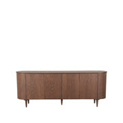 Dressoir Oliva Walnoot Eiken 220 cm 220x47x85 cm-Dressoirs-LABEL51
