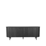 Dressoir Oliva Zwart Eiken 220 cm 220x47x85 cm-Dressoirs-LABEL51
