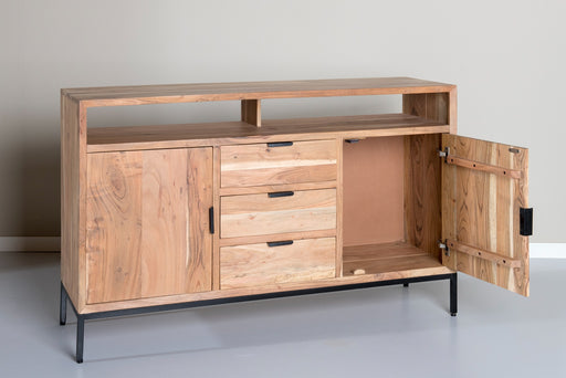 Dressoir Oslo Acasia Acaciahout Naturel hout 140x40x85 cm-Livingfurn
