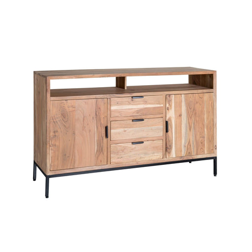 Dressoir Oslo Acasia Acaciahout Naturel hout 140x40x85 cm-Livingfurn