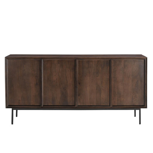 Dressoir Ravenstein Mangohout Bruin 86x40x180 cm-Dressoirs-Livingfurn