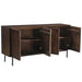 Dressoir Ravenstein Mangohout Bruin 86x40x180 cm-Livingfurn