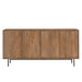 Dressoir Ravenstein Mangohout Naturel hout 40x86x180 cm-Livingfurn