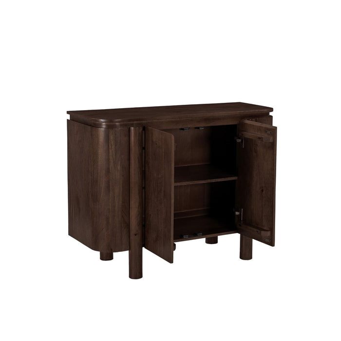 Dressoir Salano Mangohout Bruin 105x40x80 cm-Dressoirs-Livingfurn