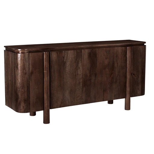 Dressoir Salano Mangohout Bruin 170x40x80 cm-Dressoirs-Livingfurn