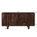Dressoir Salano Mangohout Bruin 170x40x80 cm-Dressoirs-Livingfurn
