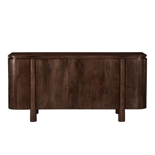 Dressoir Salano Mangohout Bruin 170x40x80 cm-Dressoirs-Livingfurn