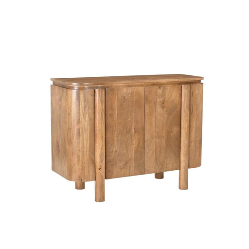 Dressoir Salano Mangohout Naturel hout 105x40x80 cm-Dressoirs-Livingfurn