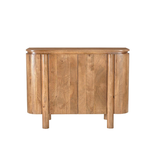 Dressoir Salano Mangohout Naturel hout 105x40x80 cm-Dressoirs-Livingfurn