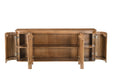 Dressoir Salano Mangohout Naturel hout 170x40 cm-Dressoirs-Livingfurn