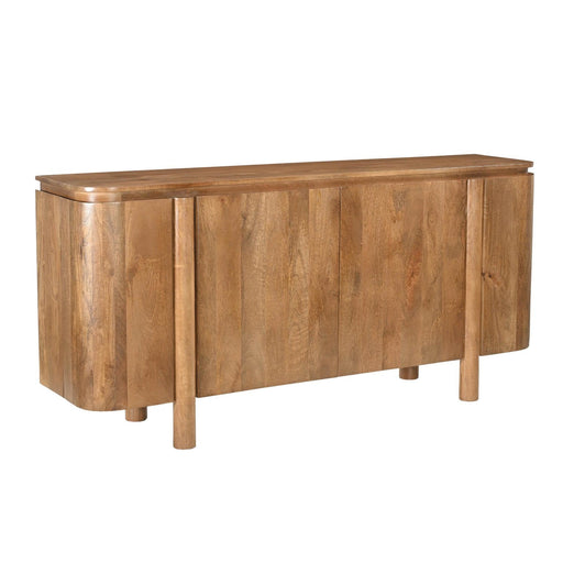 Dressoir Salano Mangohout Naturel hout 170x40x80 cm-Dressoirs-Livingfurn