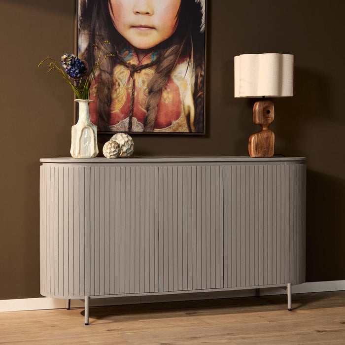 Dressoir Solana 165 cm Taupe 165x45x90 cm-Dressoirs-Starfurn