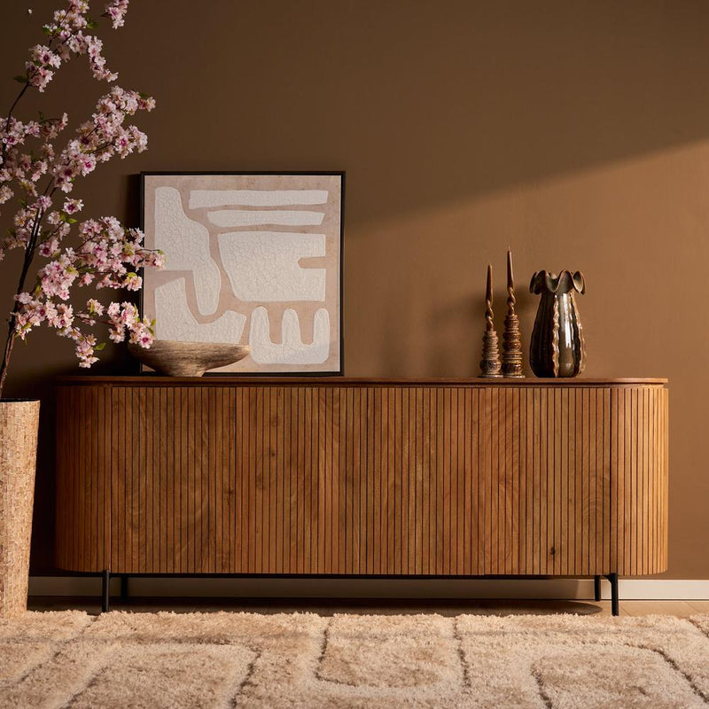 Dressoir Solana 210 cm Naturel 210x45x90 cm-TV-meubels-Starfurn