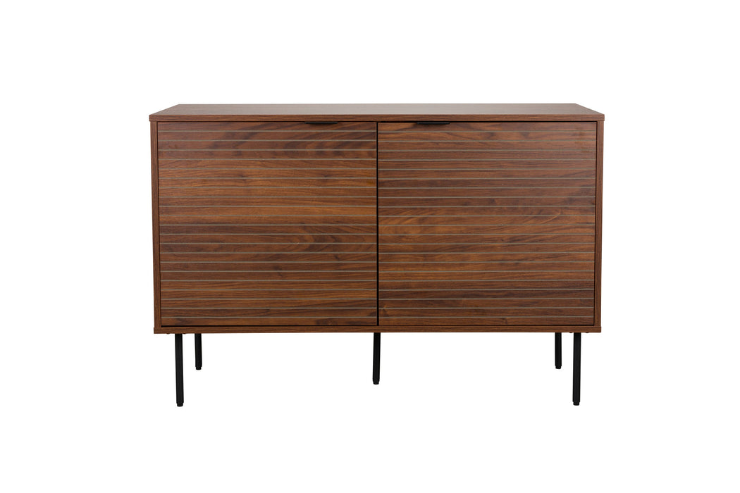 Dressoir Stripes High MDF, Metaal Bruin 40x110 cm