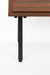 Dressoir Stripes High MDF, Metaal Bruin 40x110 cm