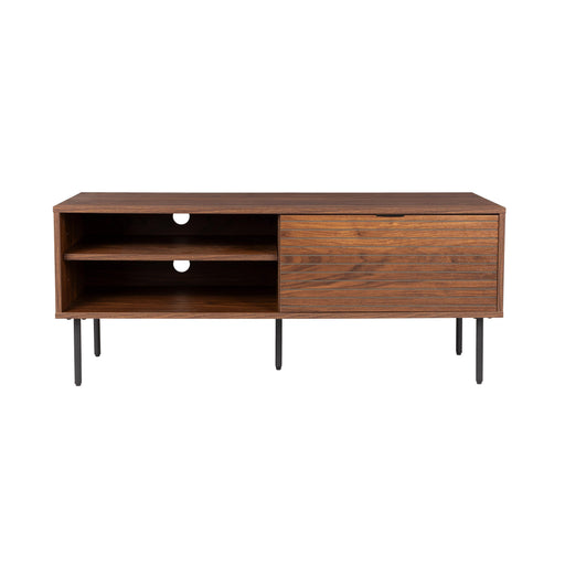 Dressoir Stripes Low MDF, Metaal Bruin 40x120 cm-Dressoirs-Creating Home