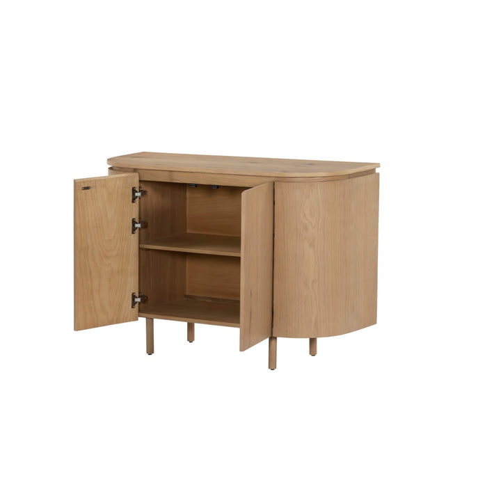 Dressoir Tobago Eikenhout fineer Naturel hout 115x43x81 cm-Dressoirs-Livingfurn