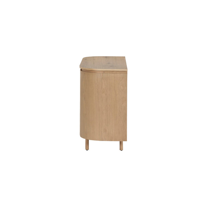 Dressoir Tobago Eikenhout fineer Naturel hout 115x43x81 cm-Livingfurn