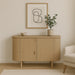 Dressoir Tobago Eikenhout fineer Naturel hout 115x43x81 cm-Livingfurn