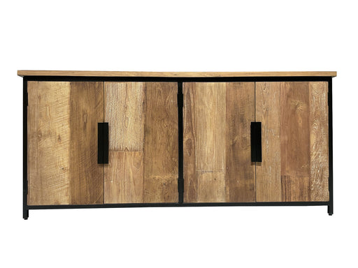 Dressoir Tomar Teakhout Naturel hout 185x40x85 cm-Livingfurn