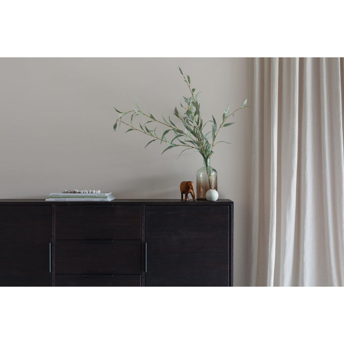 Dressoir Webster High Teak, Metaal Bruin 35x135 cm-Dressoirs-Creating Home