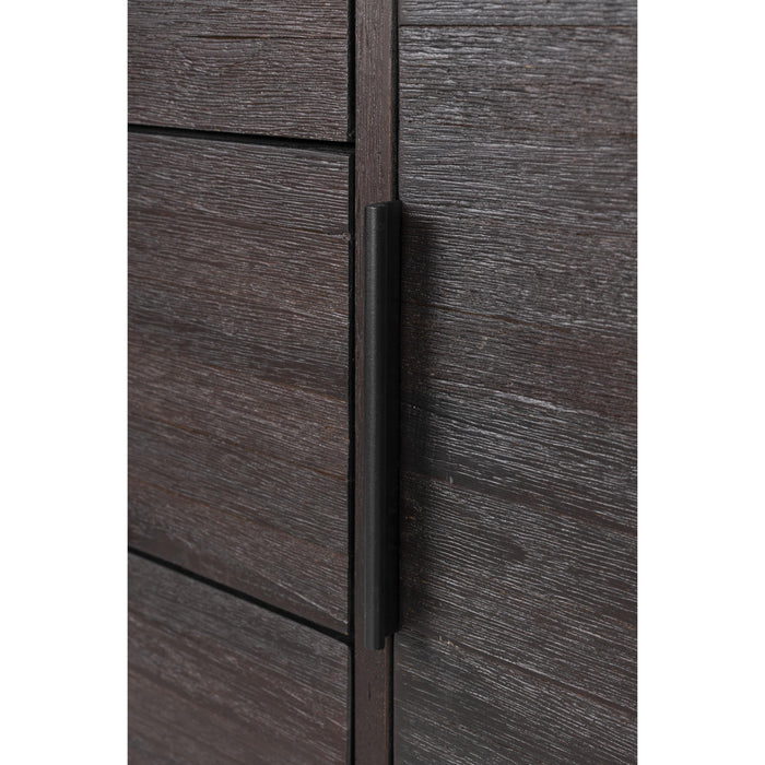 Dressoir Webster High Teak, Metaal Bruin 35x135 cm-Dressoirs-Creating Home