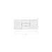 Dressoir Webster High Teak, Metaal Bruin 35x135 cm-Dressoirs-Creating Home