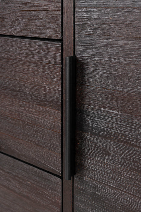 Dressoir Webster High Teak, Metaal Bruin 35x135 cm-Dressoirs-Creating Home