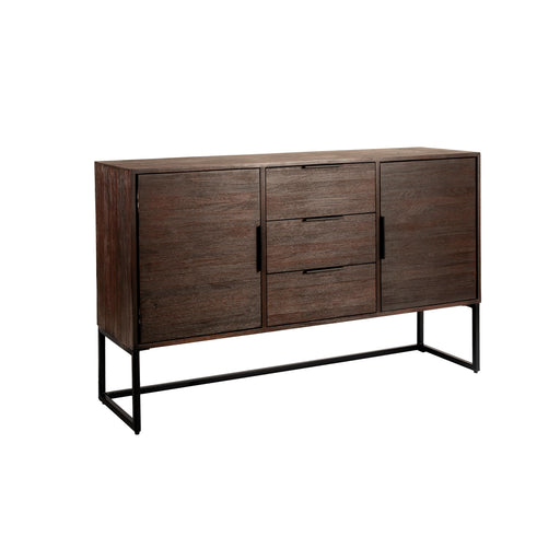 Dressoir Webster High Teak, Metaal Bruin 35x135 cm-Dressoirs-Creating Home