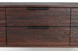 Dressoir Webster L Teak, Metaal Bruin 35x135 cm-Opbergkasten-Creating Home