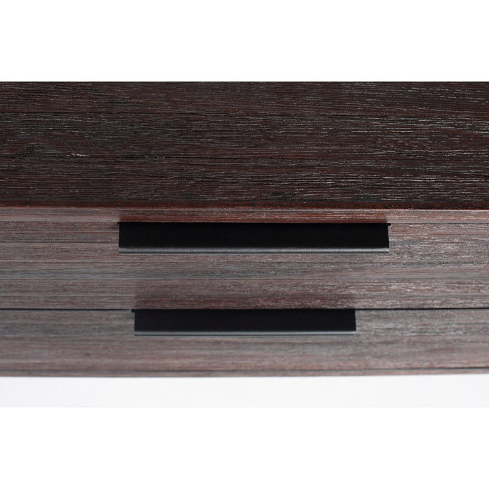 Dressoir Webster S Teak, Metaal Bruin 35x90 cm-Opbergkasten-Creating Home