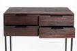 Dressoir Webster S Teak, Metaal Bruin 35x90 cm-Dressoirs-Creating Home