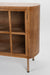 Dressoir Yaz High Rubber hout Bruin 38x100 cm-Dressoirs-Creating Home