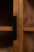 Dressoir Yaz Low Rubber hout Bruin 38x150 cm-Dressoirs-Creating Home