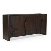 Dressoir Zana Bruin Mangohout 160x40 cm-Dressoirs-Starfurn