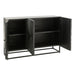 Dressoir Zwart Recycled hout 38x120 cm-Opbergkasten-J-Line