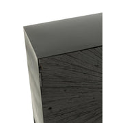 Dressoir Zwart Recycled hout 38x120 cm-Opbergkasten-J-Line