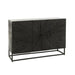 Dressoir Zwart Recycled hout 38x120 cm-Opbergkasten-J-Line