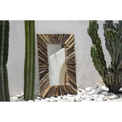 Driftwood Framed Spiegel - Naturel - M-Spiegels-Bazar Bizar