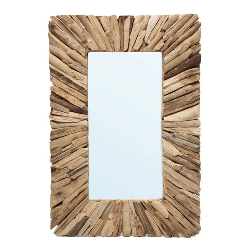 Driftwood Framed Spiegel - Naturel - M-Spiegels-Bazar Bizar