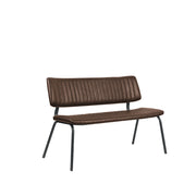 Eetkamerbank Gusto Bruin Kunstleder 120 cm 120x63x81 cm-Eetkamerbanken-LABEL51